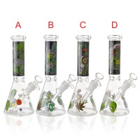 10" Cosmic Alien Beaker Water Pipe - Glow in the Dark [RG137]