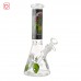 10" Glow in the Dark Cosmic Alien Beaker Bong 10 Inch Cosmic Alien Glow in the Dark Beaker Glass Water Pipe