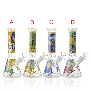 10" Mad Lab Toon Frenzy Beaker Water Pipe - [RG139]