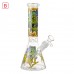 10 Inch Mad Lab Toon Frenzy Beaker Glass Water Pipe – [RG139]