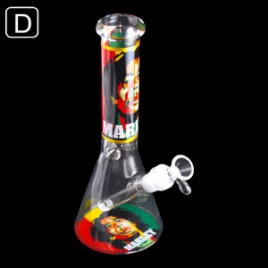 10" Reggae Culture Beaker Water Pipe - [RG143]
