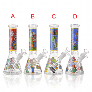 10" The Plumber’s Choice Beaker Water Pipe - Glow in the Dark [RG144]