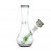 HEMPER 7.5 inch happy cactus stem water pipe with rosebud bowl