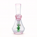 HEMPER 7.5 inch happy cactus stem water pipe with rosebud bowl