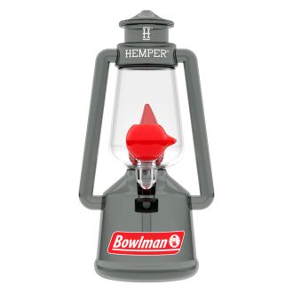 HEMPER - 10" Bowlman Lantern Double Perc Water Pipe – Red 