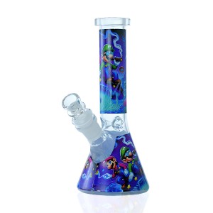 The Plumber's Bone Dry Bog 8-inch Beaker Water Pipe – Assorted Designs