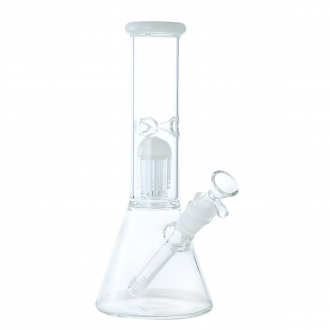 10" Color Accent Tree Perc Beaker Water Pipe – Assorted Colors