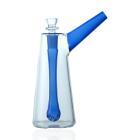 7" Low Profile Showerhead Perc Glass Water Pipe – Assorted Colors