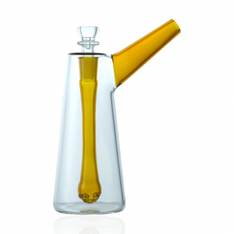 7" Low Profile Showerhead Perc Glass Water Pipe – Assorted Colors