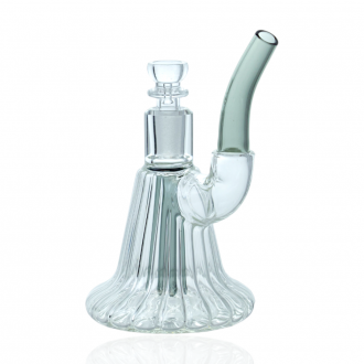 6" Fluted Bell Low Profile Downstem Water Pipe