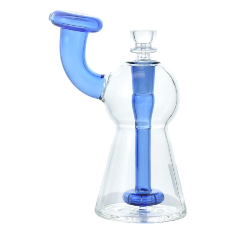 6.5 inch funnel base showerhead perc glass water pipe assorted colors