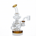 Compact Recycler Water Pipe with Showerhead Perc Filtration
