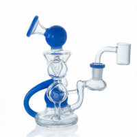 6.5" Multi Orb Chamber Recycler Water Pipe