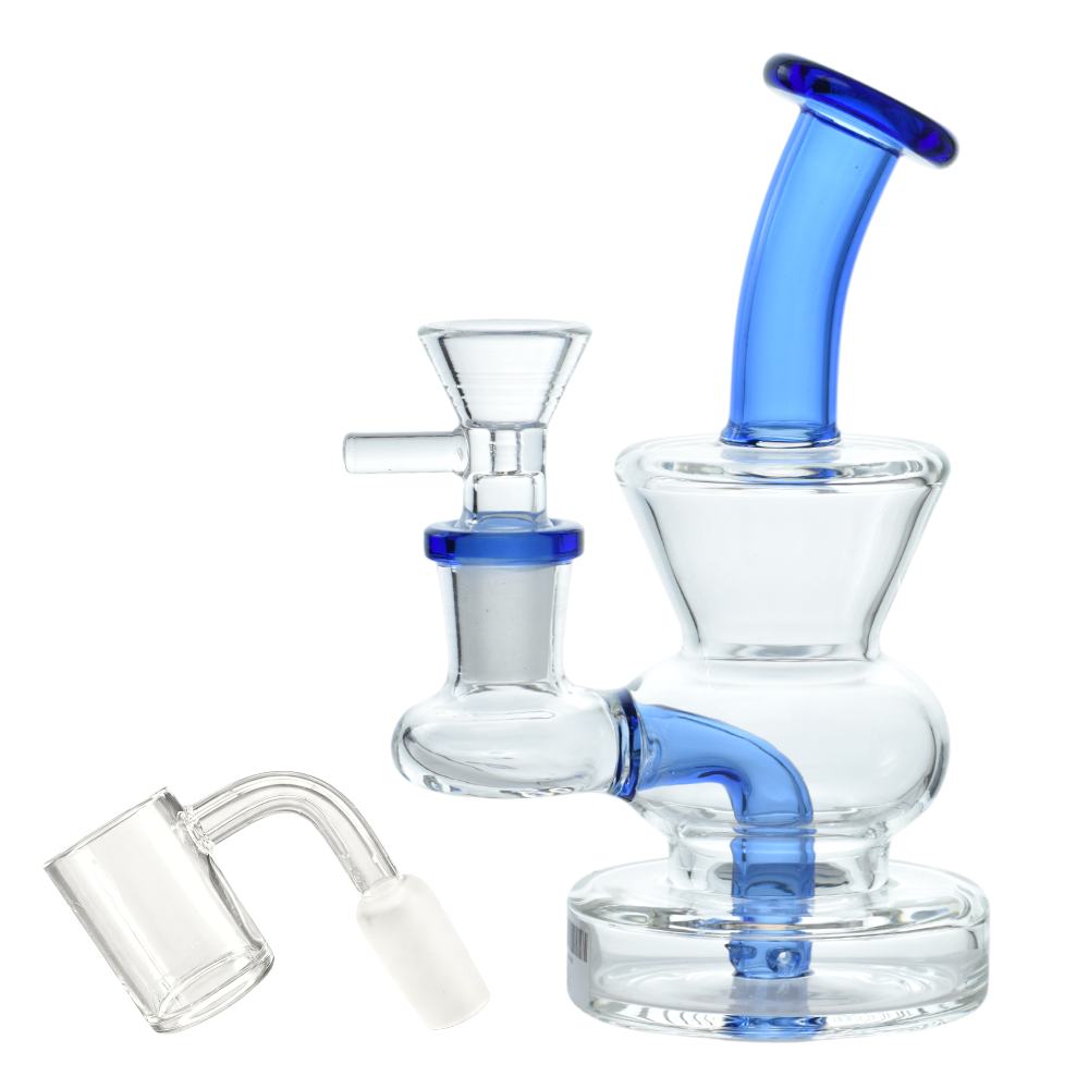 5.5 Inch Compact Shape Water Pipe with Bowl and Banger