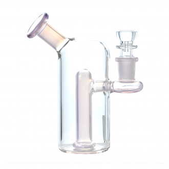 5.5" Cylindrical Showerhead Perc Water Pipe w/ Bowl & Banger