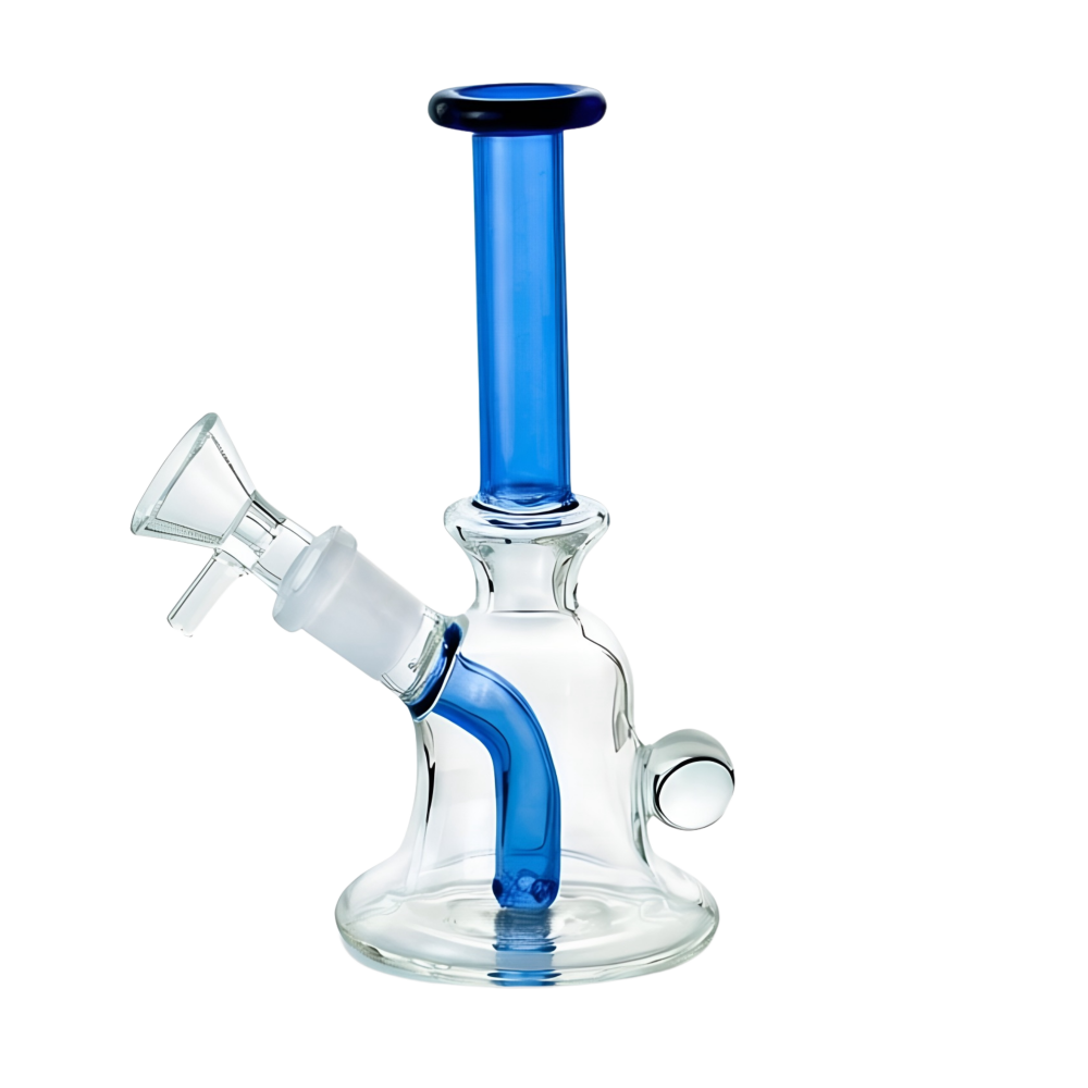 5.5 inch bell base glass water pipe assorted colors
