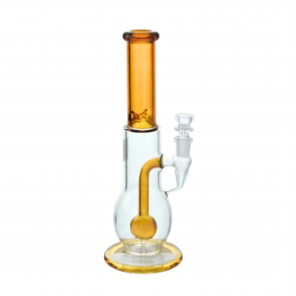 10" Elegant Flat Orb Showerhead Perc Water Pipe