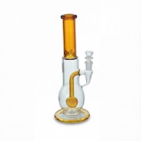 10" Elegant Flat Orb Showerhead Perc Water Pipe