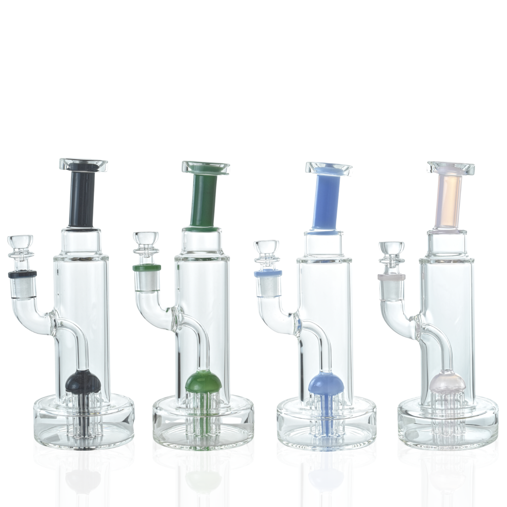 Cylindrical Reinforced Tree Perc Water Pipe