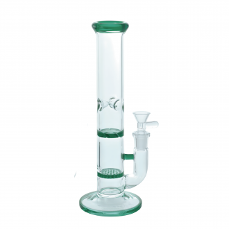 10" Hurricane & Honeycomb Perc Water Pipe – Assorted Colors