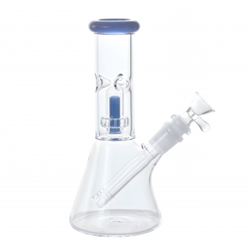 8" Color Accent Matrix Perc Water Pipe – Assorted Colors