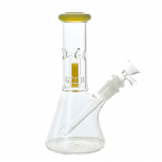 8" Color Accent Matrix Perc Water Pipe – Assorted Colors