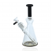 8 Inch Colored Neck Sleek Beaker Glass Water Pipe