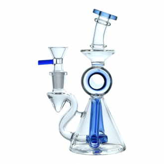 7" Showerhead Perc Recycler Beaker Water Pipe