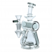 7 Inch Showerhead Perc Recycler Beaker Glass Water Pipe