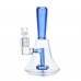 7 inch flared bottom showerhead perc glass water pipe