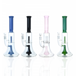 12.5 inch matrix and showerhead perc glass water pipe