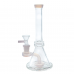 8 Inch Showerhead Perc Beaker Glass Water Pipe