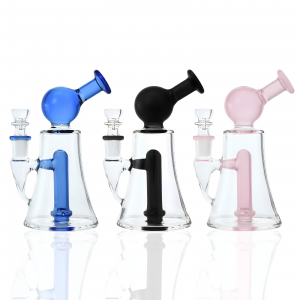 6.5 inch ORB chamber showerhead percolator glass water pipe