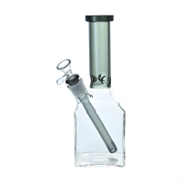 10" Decanter Style Square Base Water Pipe