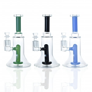7.5 inch bell bottom showerhead perc glass water pipe