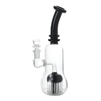 9" Reinforced Tree Perc Bent Neck Water Pipe