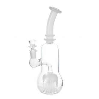 9" Reinforced Tree Perc Bent Neck Water Pipe