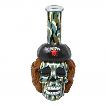 9" Skullin' It Soviet Style Water Pipe