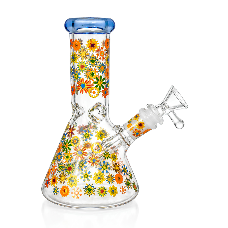 6.5" Bloomin' Daisy Haze Beaker Water Pipe