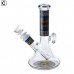 7" Mosaic Toon Diamond Beaker Water Pipe - Unique Mosaic Design with Smooth Filtration