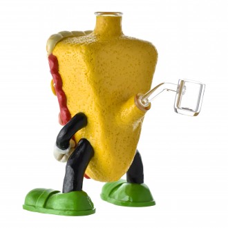 6.5" Munchie Mood Slice - One Eyed Pizza Water Pipe