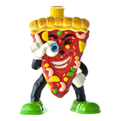 6.5" Munchie Mood Slice - One Eyed Pizza Water Pipe