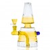 8" Bell Base Swirl Glass Water Pipe – Compact and Stylish 8-Inch Bell Base Swirl Glass Water Pipe