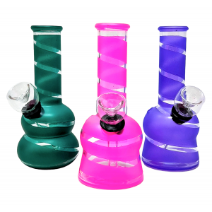 5" Spiral Art GOR Water Pipe - [RJA63]