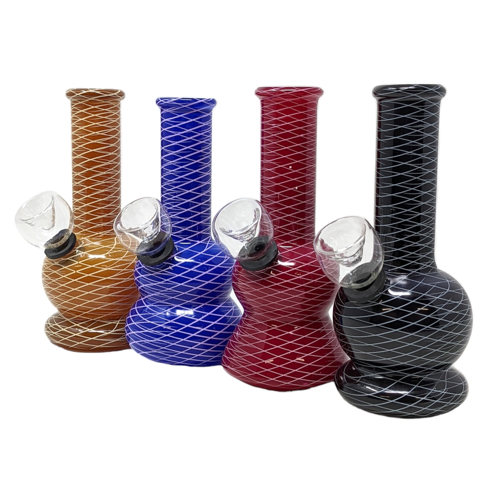 5   Asst Colored Net Design Water Pipe - [RJA65]