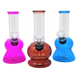 5" Clear Neck GOR Water Pipe - [RJA69]