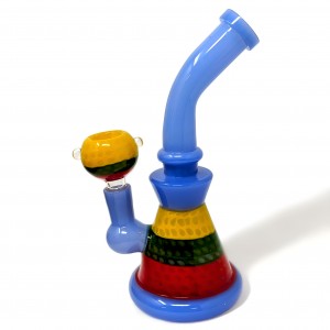 7" Solid Color Pipe, Tricolor Stripes:Unity Flows In Every Drop Water Pipe - [RJA91]