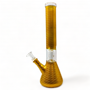 12'' Single Dome Perc Colored Net Water Pipe - [RKD26]