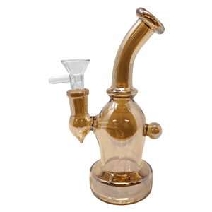 6.25" Mini Gold Electro Plated Water Pipe Rig - [RPWAT0044]