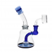 6 inch bell curve showerhead perc glass water pipe